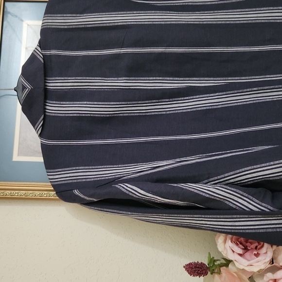 Linen Blend The Lane Bryant Blazer Size 18 Summer Office Collegiate lagenlook - Picture 13 of 15